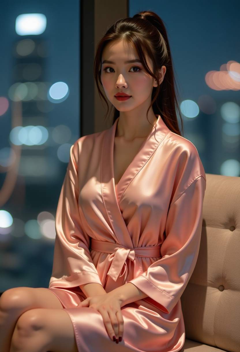 坐姿人像拍摄角度参考